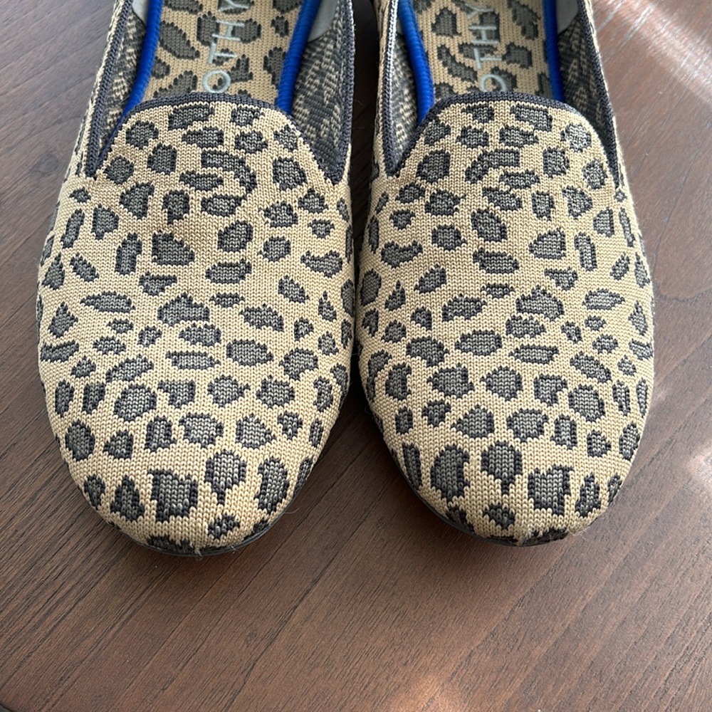 Rothys Leopard Cheetah Loafers Size 9 - Picture 4 of 4